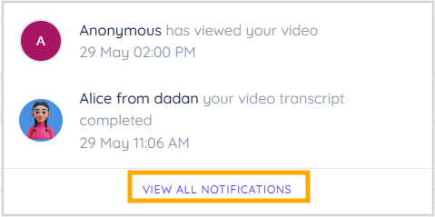 View All Notifications