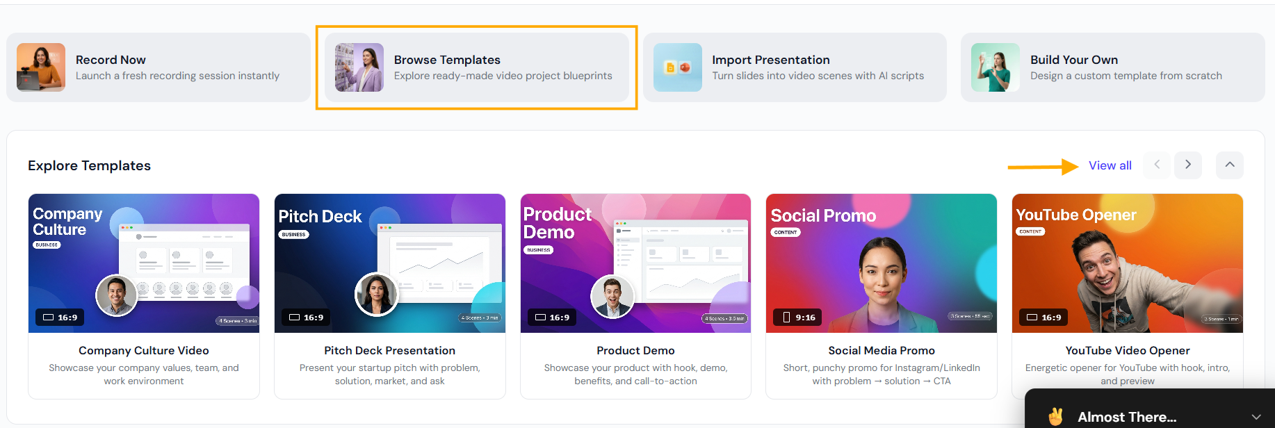 Browse Templates Browse Templates
