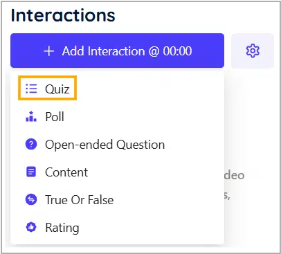 Select Quiz Select Quiz
