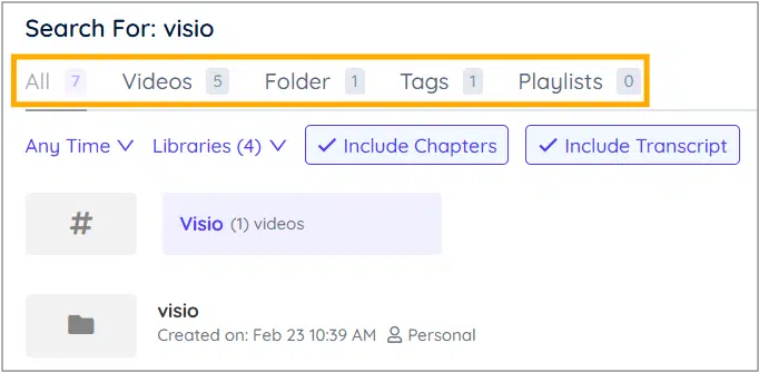 Filter by Content Type