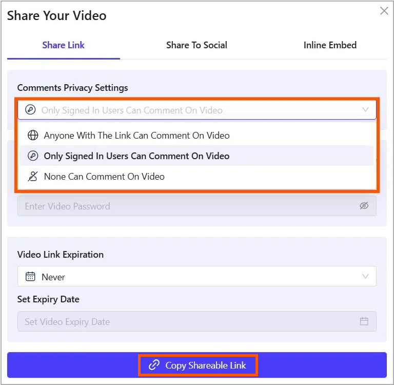 Copy Shareable Link Copy Shareable Link