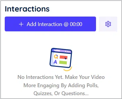 Click Add an Interaction Click Add an Interaction