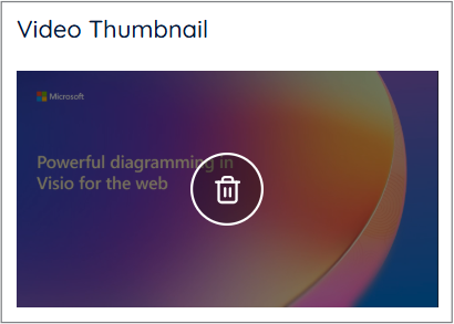 Thumbnail trash icon
