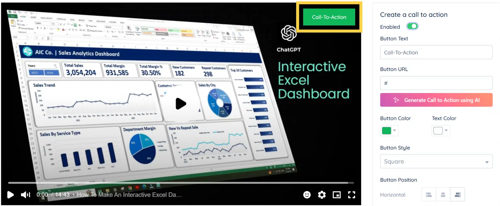 Call-to-Action rectangle