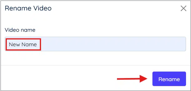 Rename Videos