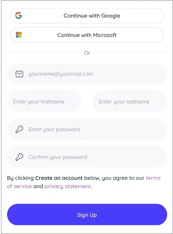 Sign Up for dadan Sign Up for dadan
