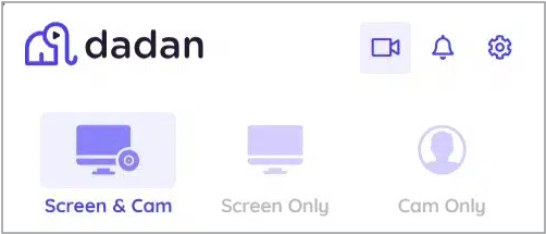Dadan recording options Dadan recording options
