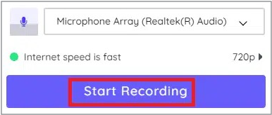 Confirm start recording Confirm start recording