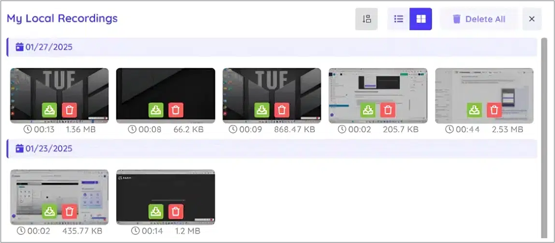 In My Local Recordings