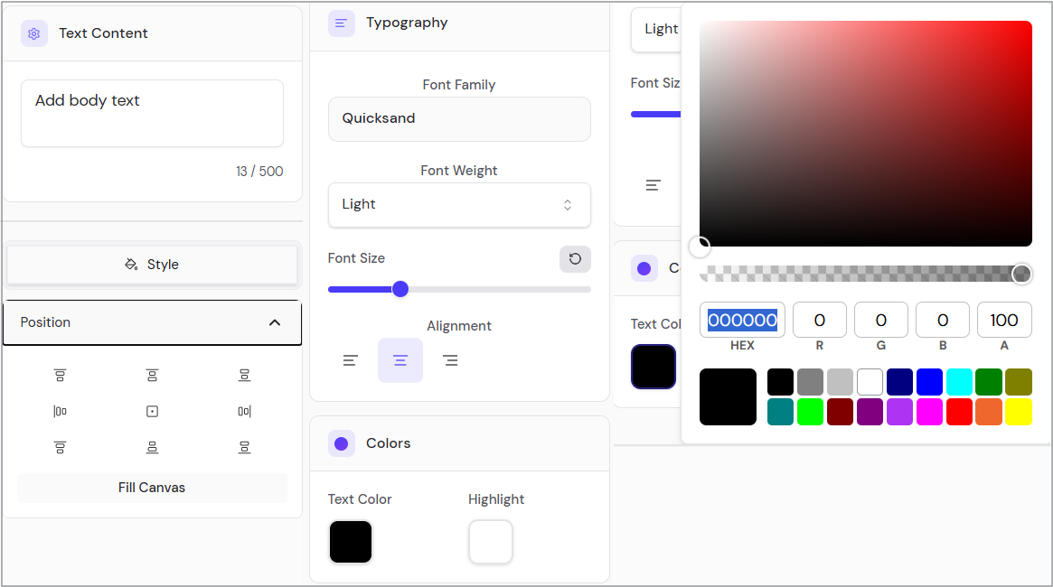 Editing properties Editing properties