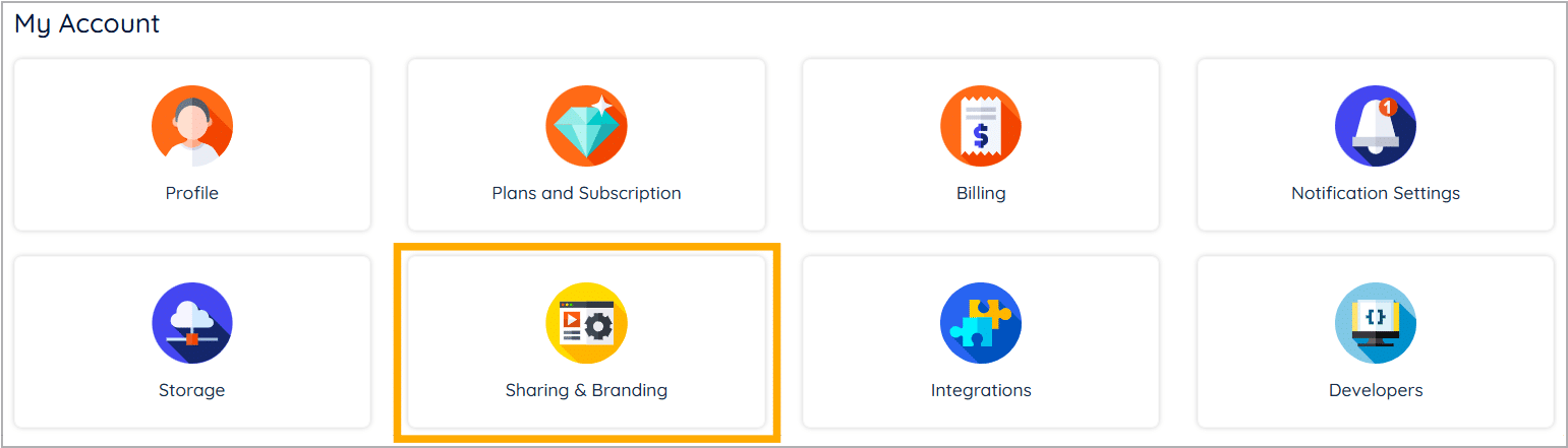 Sharing & Branding