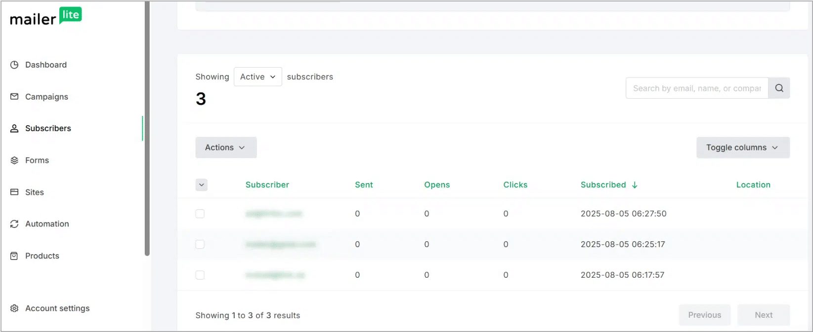 MailerLite platform MailerLite platform