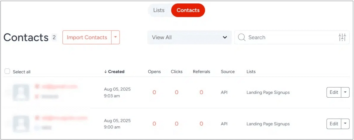 SendFox platform