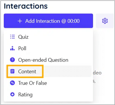 Select Content
