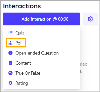 Select Poll
