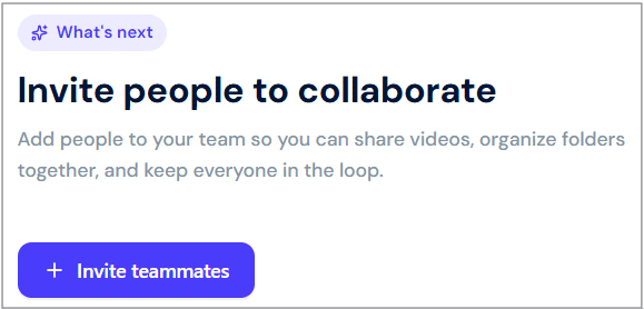 Click the Invite people to collaborate button