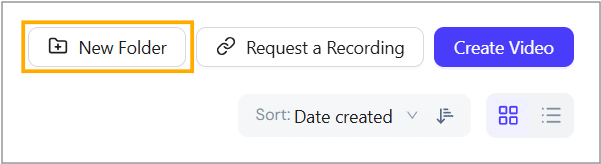 Click the New Folder button Click the New Folder button