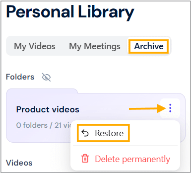 Click Restore Click Restore