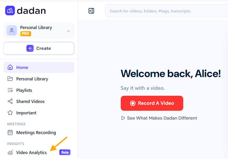 Video Analytics link