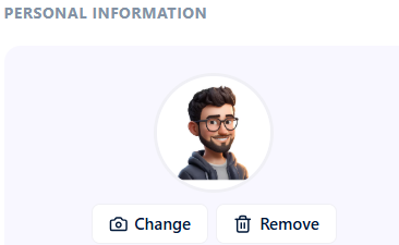 Customize your account details Customize your account details