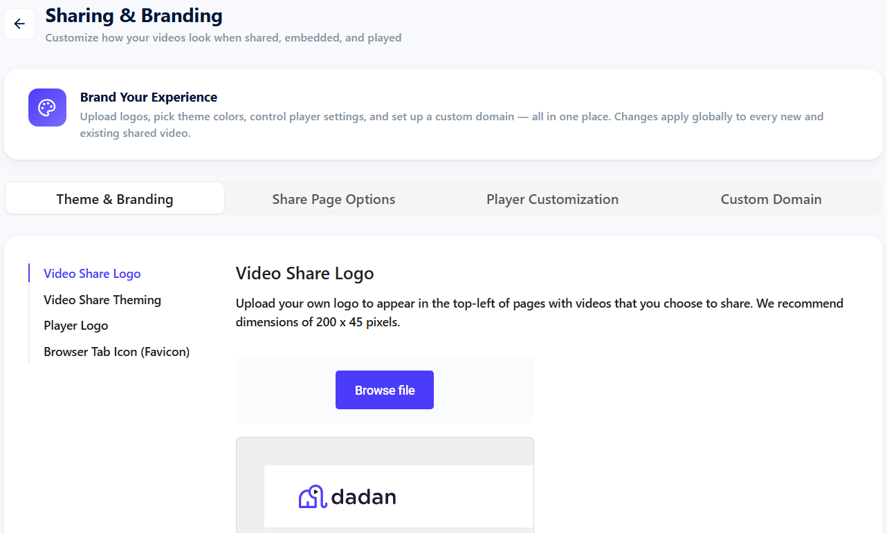 Theme & Branding Theme & Branding