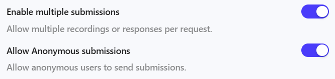 Allow Anonymous submissions