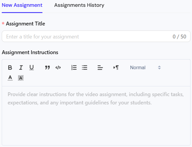 Assignment details