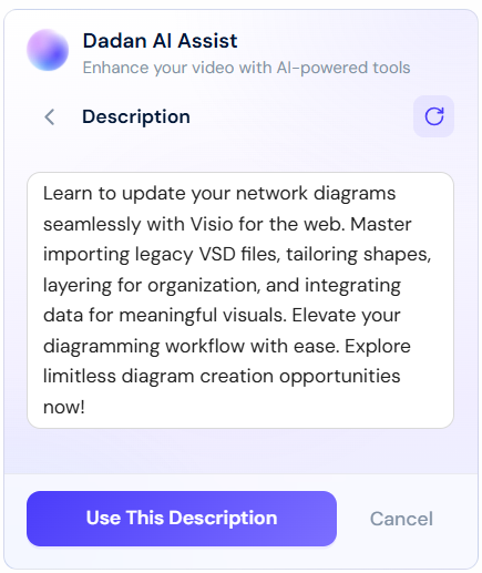 Description box