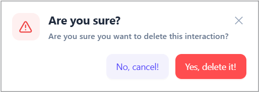 Click Yes, delete it! Click Yes, delete it!