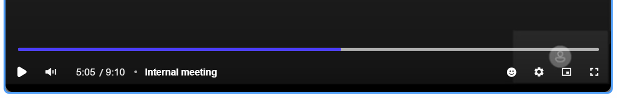 Scrub to the moment you want to comment on Scrub to the moment you want to comment on