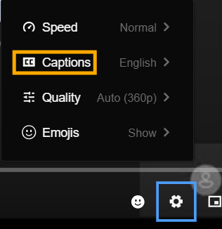 Select Captions Select Captions