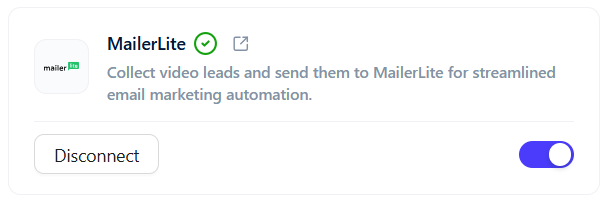 Green checkmark
