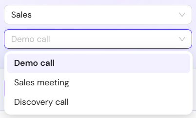 Sales templates