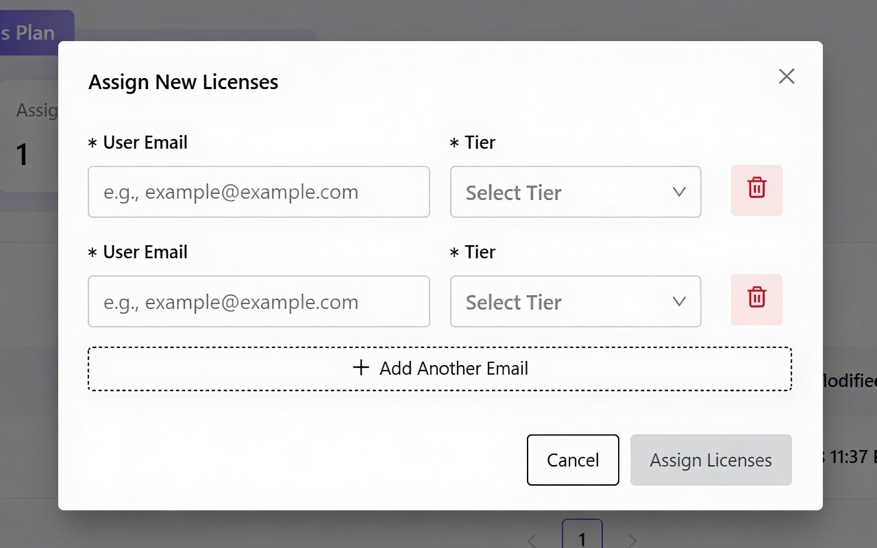 Fill in the assignment details