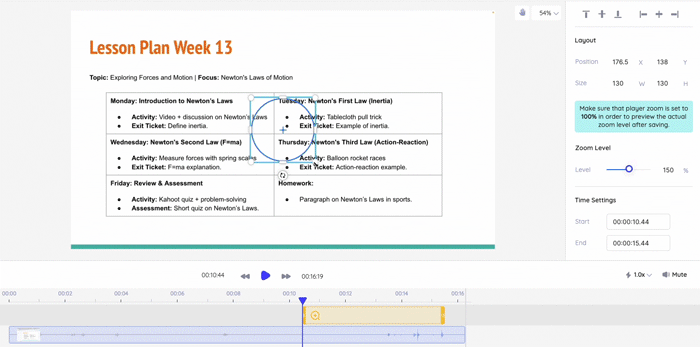 how to add a zoom-in affect in a free video editor